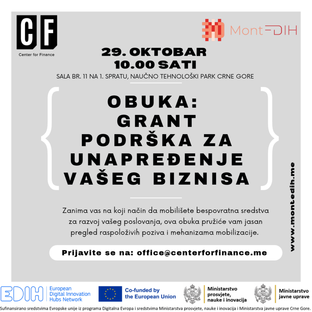 Grant podrška za unapređenje vašeg biznisa